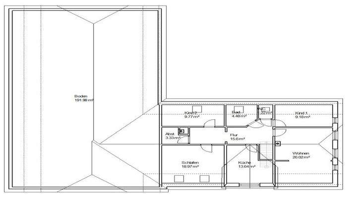 Grundriss Dachgeschoß