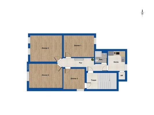 Grundriss - 1. Obergeschoss