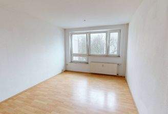 Ansicht I: Wohn- und Schlafzimmer