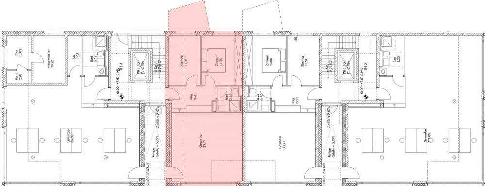 Grundriss Nutzeinheit 2
