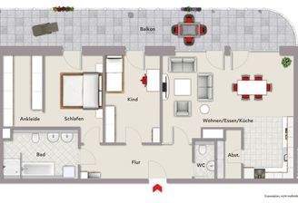 Grundriss Wohnung 4.02