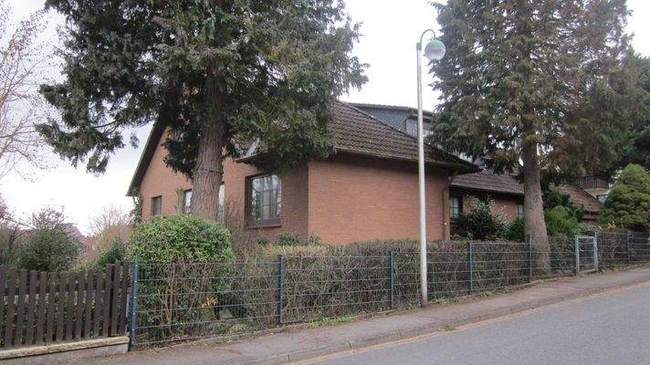 Seitenansicht links vom Haus