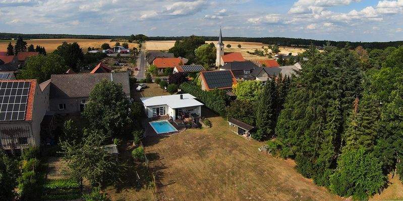 Rückwärtige Hausansicht