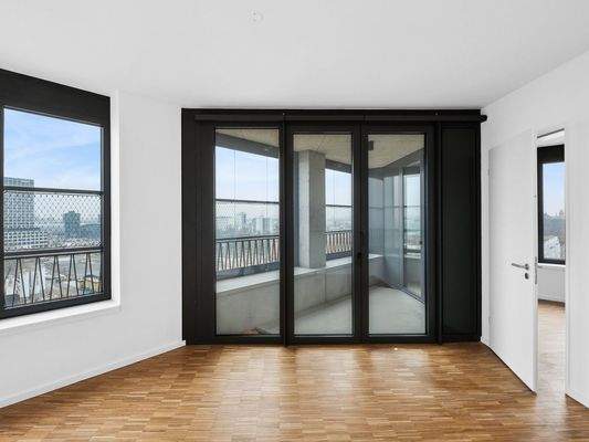 Schlafzimmer mit Loggia