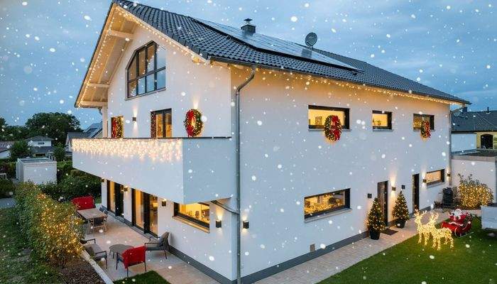 Seitliche Ansicht Garten