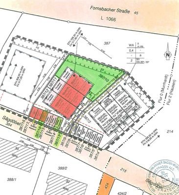 Lageplan für Bewerbungsbogen