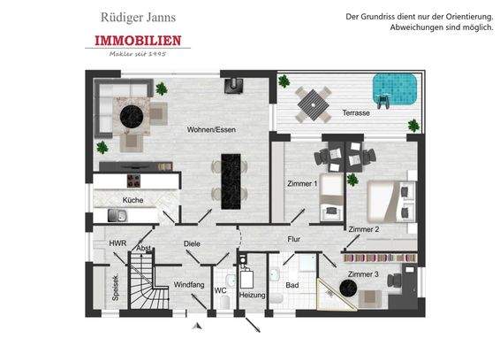 Grundriss - Erdgeschoss