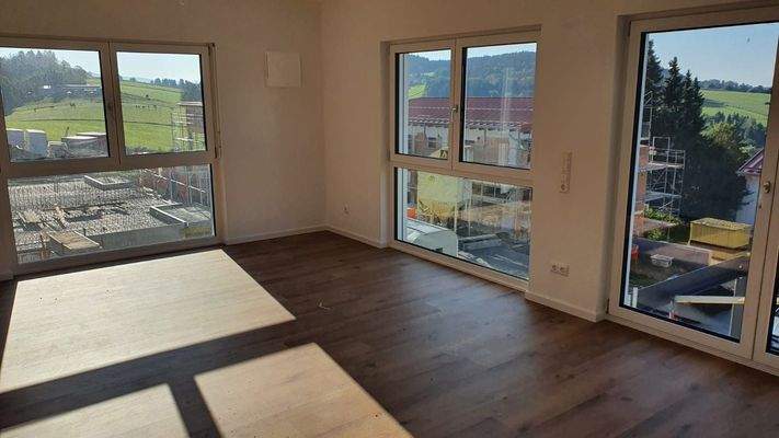 Blick aus dem Wohnzimmer