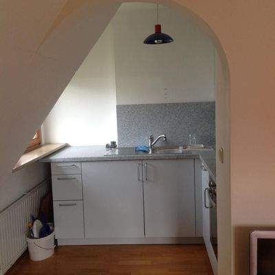 Küche im Dachgeschoss