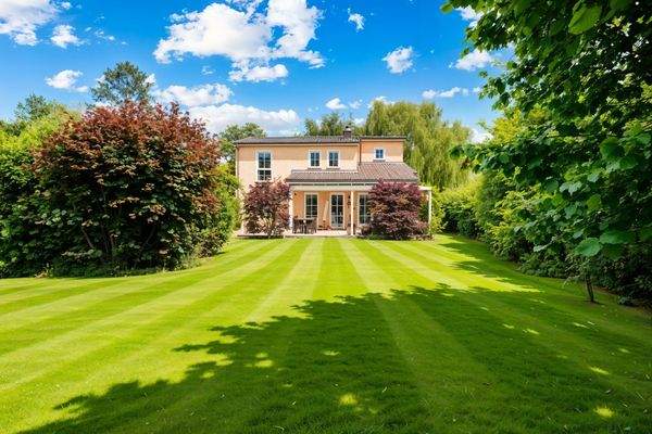 Hausansicht von hinten