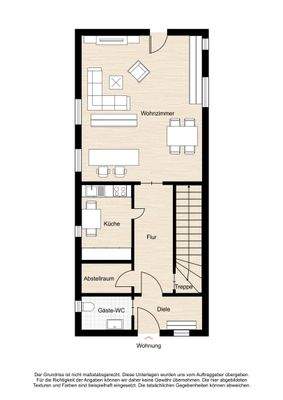 Grundriss EG Wohnung 2
