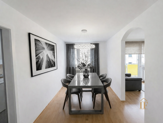 Esszimmer visualisiert