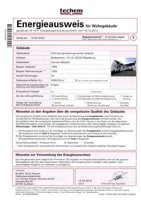 Energieausweis 