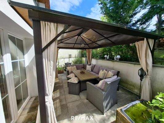 Terrasse beim Haus