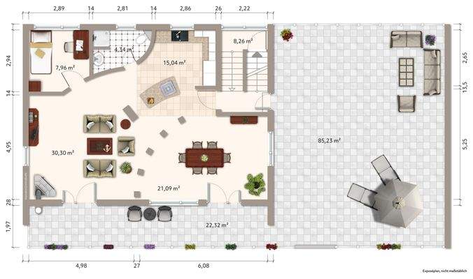 Ploch_Wohnen OG_Grundriss