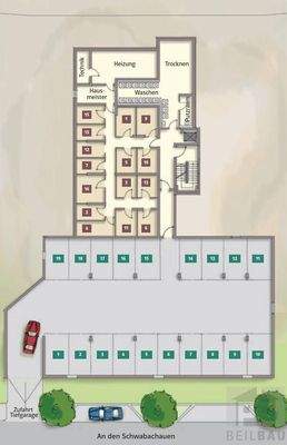 Übersicht Kellergeschoss