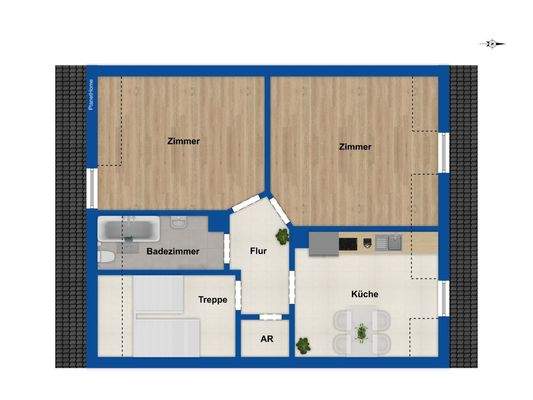 Grundriss - Dachgeschoss