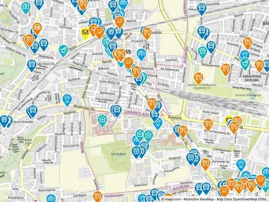 Geolyzer Kartenausschnitt