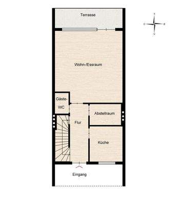 Erdgeschoss (Grundriss nicht maßstabsgerecht)