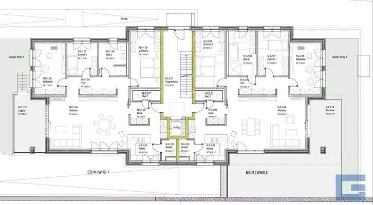 Haus Niemannsweg - Erdgeschoss