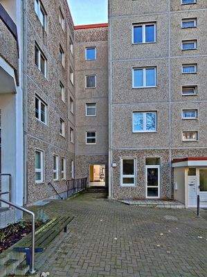 Ansicht Wohngebäude vom Innenhof