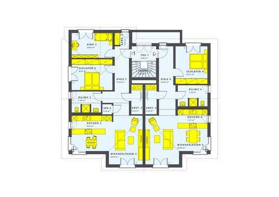 Obergeschoss (Visualisierung)