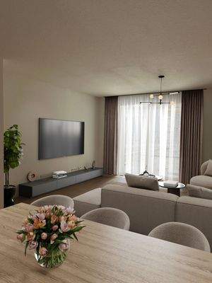 Modernes Wohn-Esszimmer