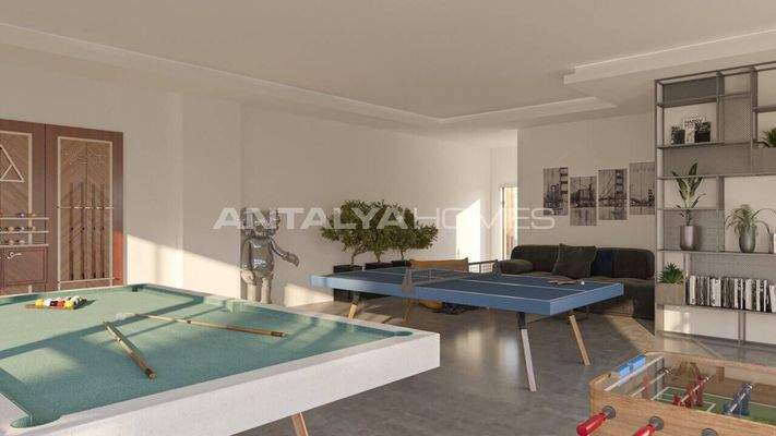 Properties in a Complex with Pool in Alanya Mahmutlar