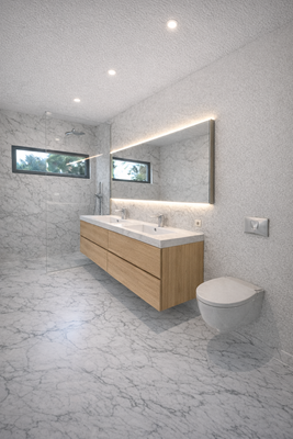 Eine Variante eines modernisierten Bads