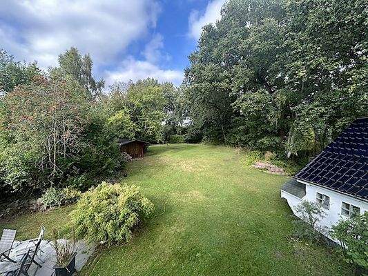 Blick vom Schlafzimmer..