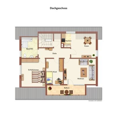 Grundriss Dachgeschoss