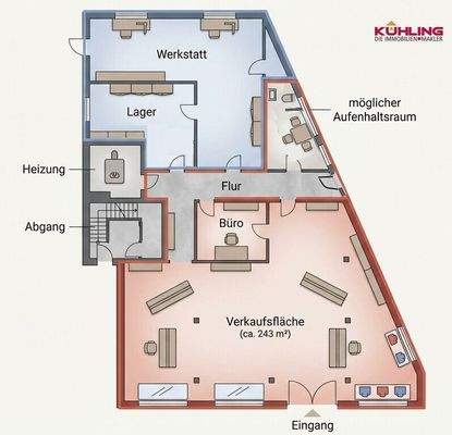 Grundriss - Abweichungen vorbehalten -