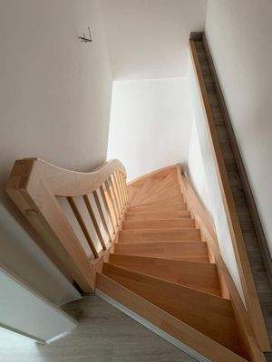 Treppe ins Dachgeschoss