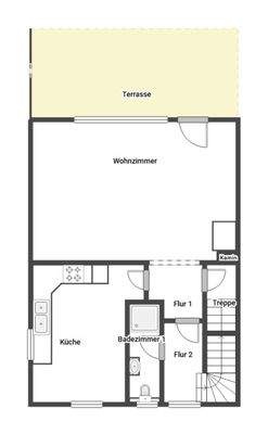 Grundriss Skizze 1.OG