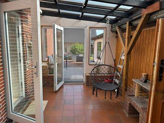 Überdachter Wintergarten