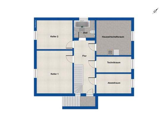 Grundriss - Kellergeschoss