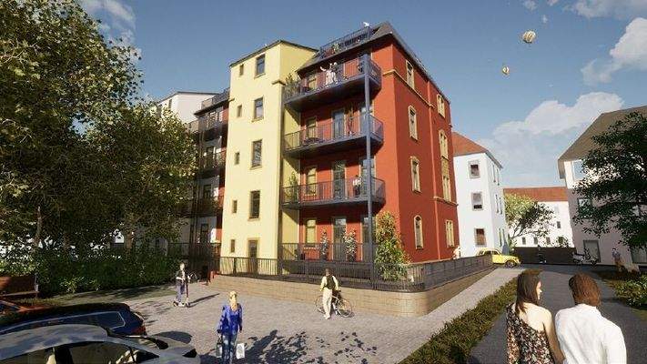 Visualisierung mit Balkonen