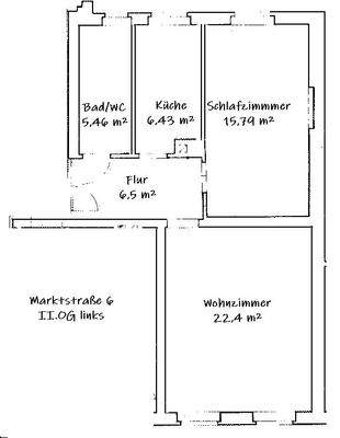 Grundriss Wohnung WE11