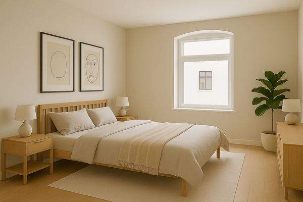 Schlafzimmer 1 Obergeschoss (gestagede Version)