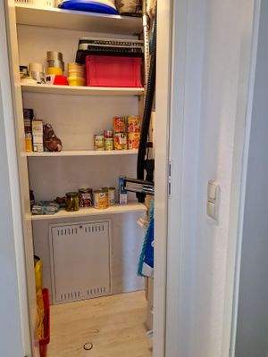 Unterteilung des Abstellraums