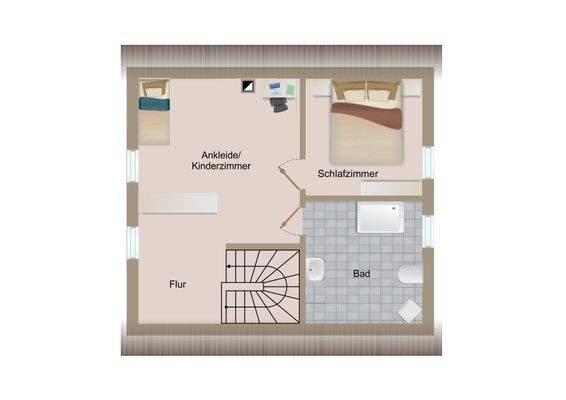 Grundriss Dachgeschoss