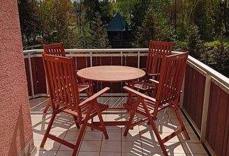Balkon mit Blick ins Grüne