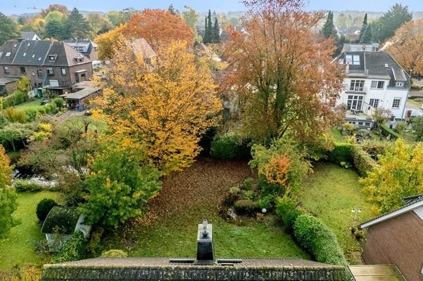 Gartengrundstück Vogelperspektive