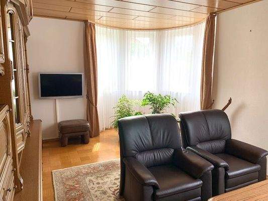 Das EG-Wohnzimmer mit Erker