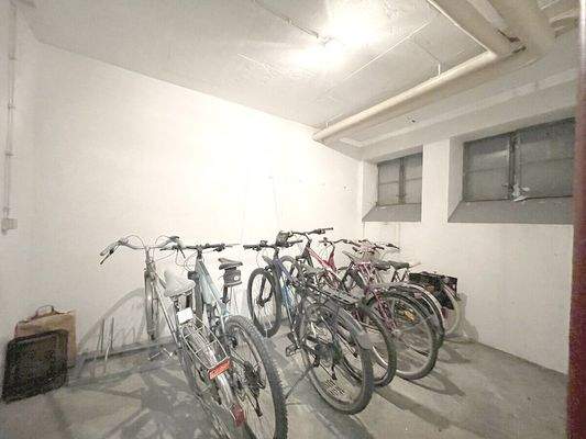 Praktischer Fahrradkeller