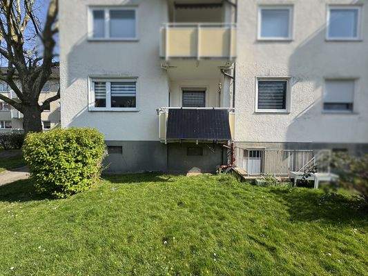 Ansicht Rückseite mit Balkonkraftwerk