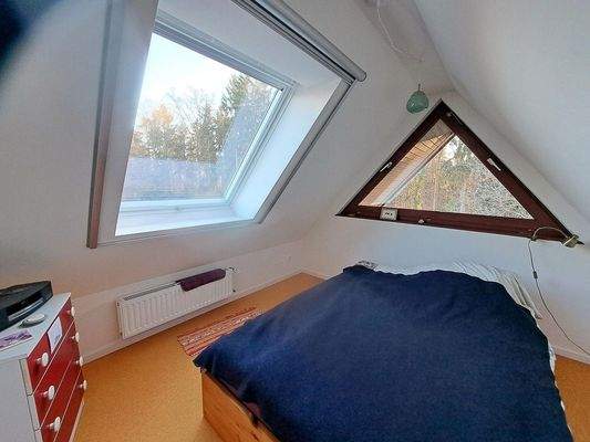 Schalfzimmer Spitzboden