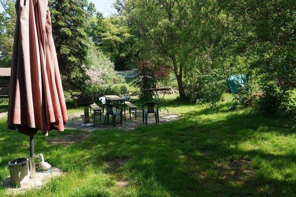 Sitzgelegenheit im Grünen