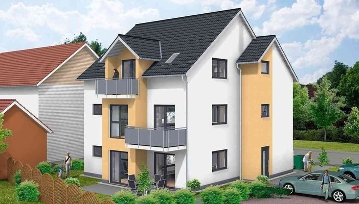 Komforthaus mit 3  Wohnungen und Balkonen
