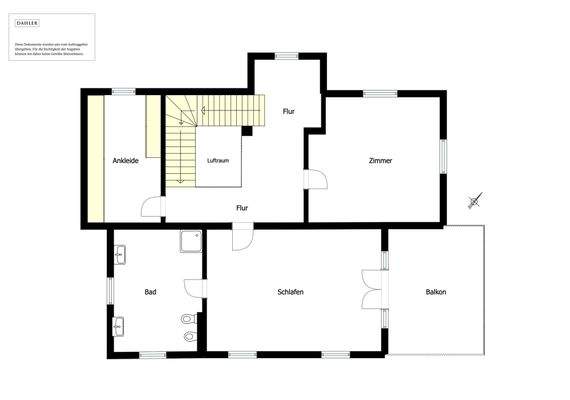 Grundriss Obergeschoss